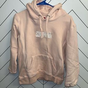 supreme, pink, medium, lightly worn